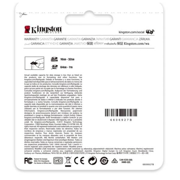 KINGSTON memorijska kartica 128GB SDS2/128GB 3