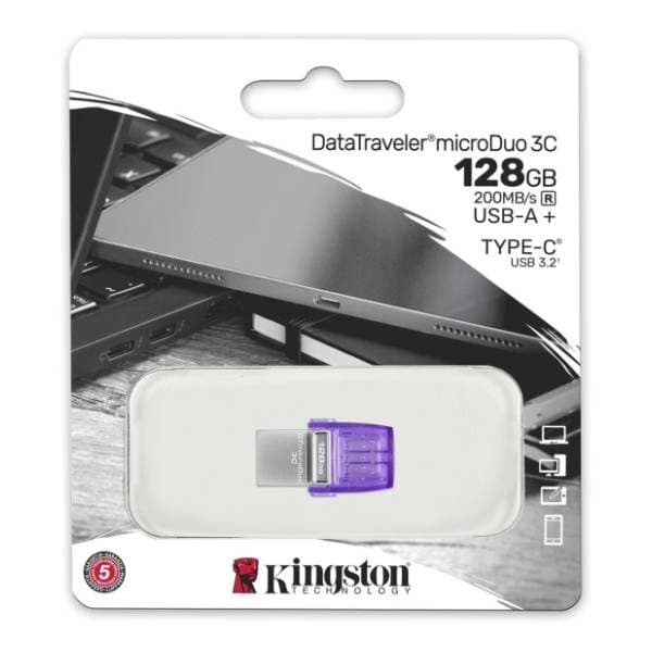KINGSTON USB flash memorija 128GB DTDUO3CG3/128GB 2