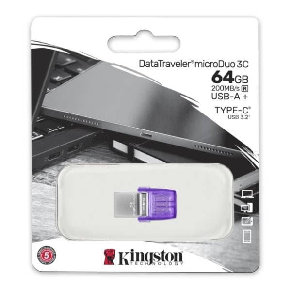 KINGSTON USB flash memorija 64GB DTDUO3CG3/64GB 2
