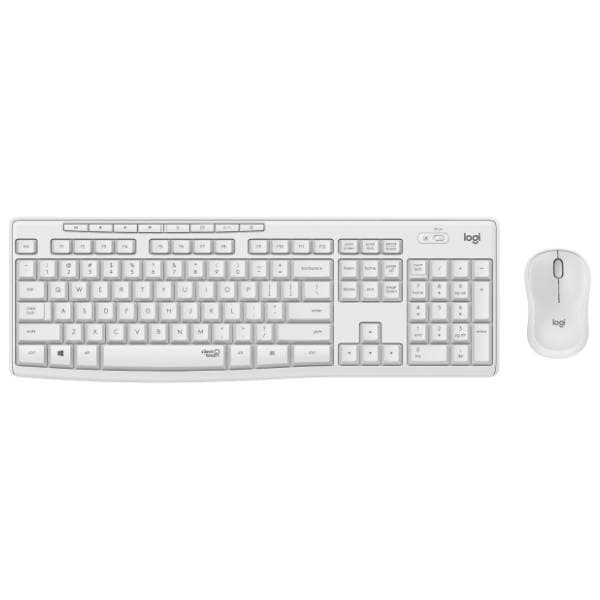 LOGITECH set bežični miš i tastatura MK295 Silent beli EN(US) 0
