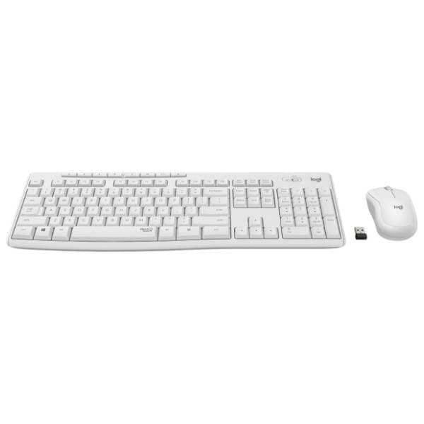 LOGITECH set bežični miš i tastatura MK295 Silent beli EN(US) 2