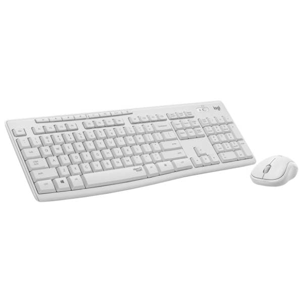 LOGITECH set bežični miš i tastatura MK295 Silent beli EN(US) 2