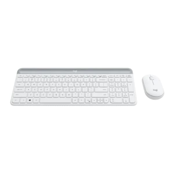 LOGITECH set bežični miš i tastatura MK470 Slim beli EN(US) 1