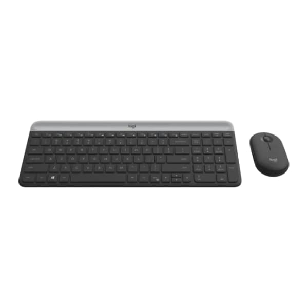 LOGITECH set bežični miš i tastatura MK470 Slim grafitni SR(YU) 1