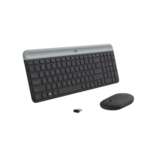 LOGITECH set bežični miš i tastatura MK470 Slim grafitni EN(US) 2