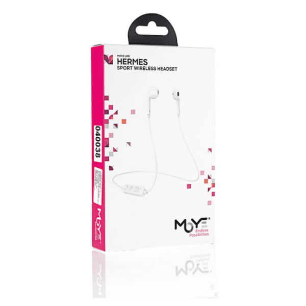 MOYE slušalice Hermes Sport Wireless bele 3