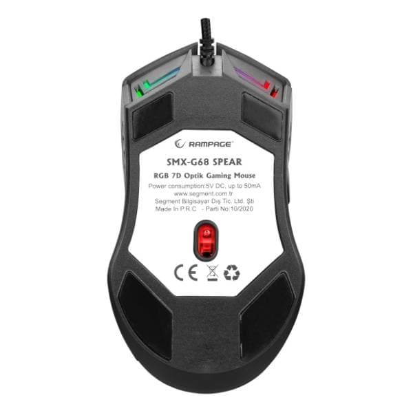 RAMPAGE miš SMX-G68 Spear crni 5