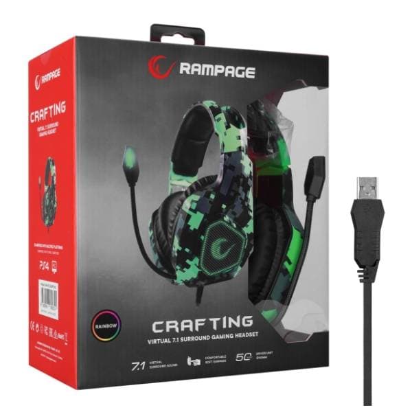 RAMPAGE slušalice RM-K8 Crafting 7