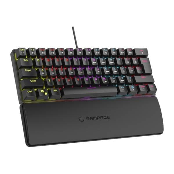 RAMPAGE tastatura Plower K60 Blue crna 0