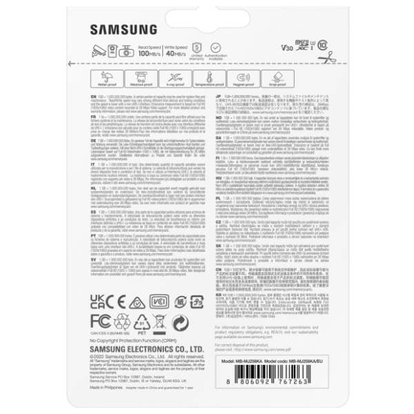 SAMSUNG memorijska kartica 256GB MB-MJ256KA 6