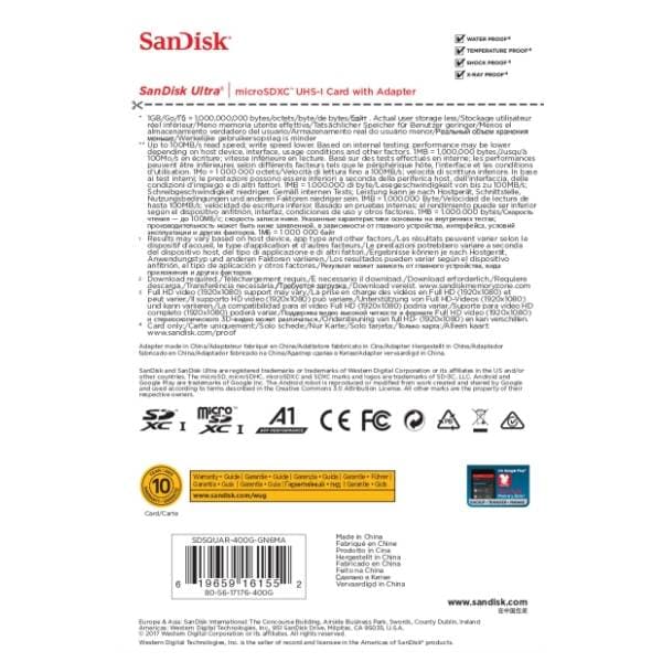 SanDisk memorijska kartica 400GB SDSQUAR-400G-GN6MA 4