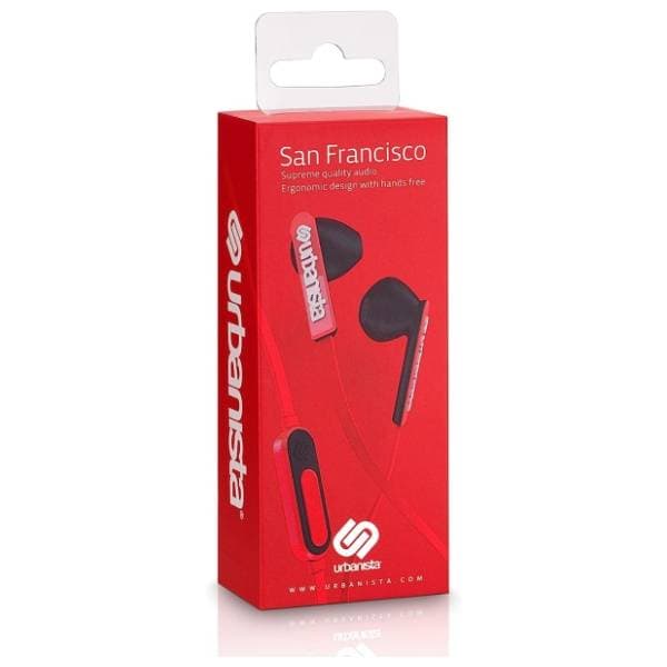 URBANISTA slušalice San Francisco crvene 2