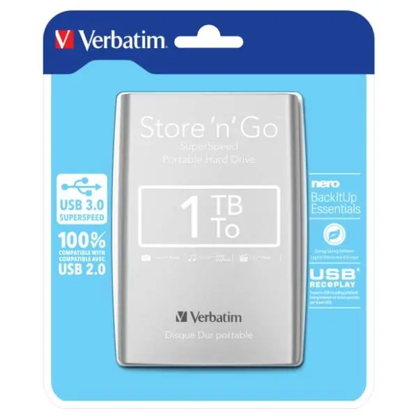 VERBATIM eksterni HDD 1TB 53071 4