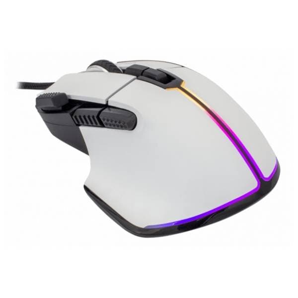 WHITE SHARK miš Marrok GM 9006 beli 2