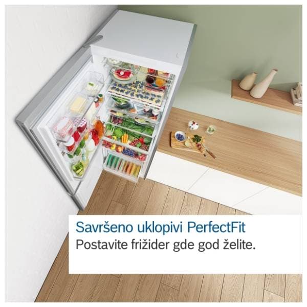 BOSCH kombinovani frižider KGN49VXDT 8
