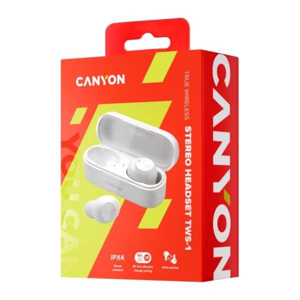 CANYON slušalice CNE-CBTHS1W bele 7