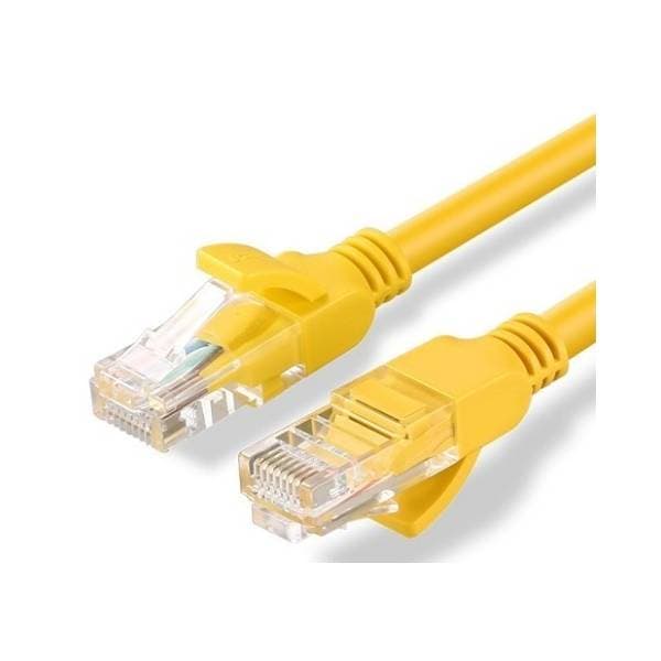 E-GREEN kabl UTP CAT.6 0.3m žuti 0