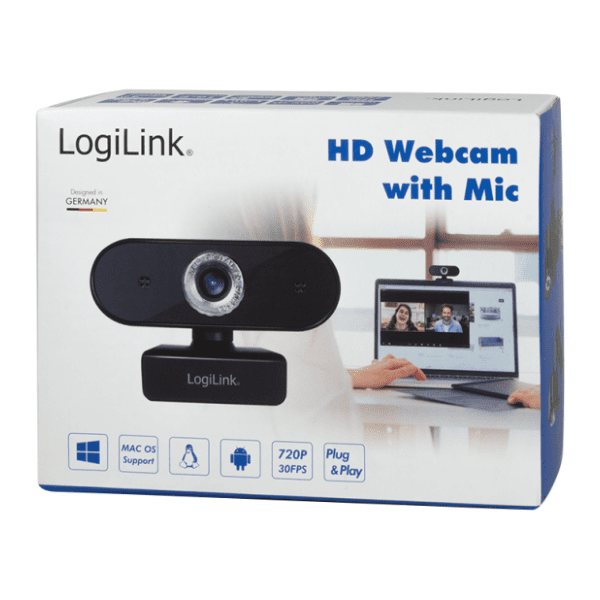 LOGILINK web kamera HD USB 6