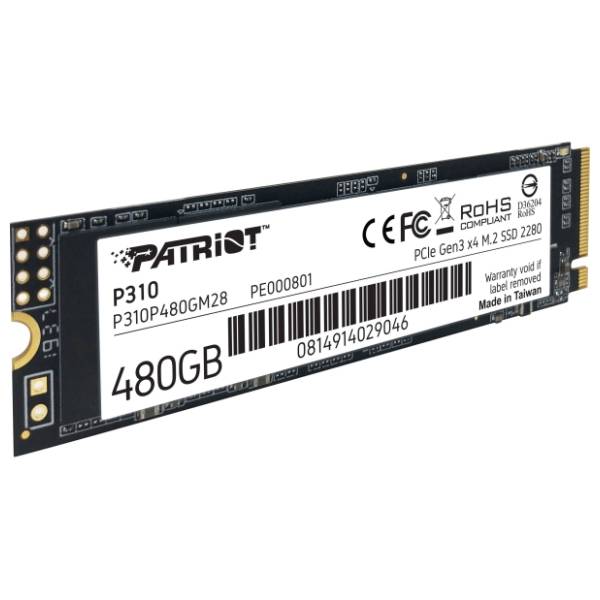 PATRIOT SSD 480GB P310P480GM28 1