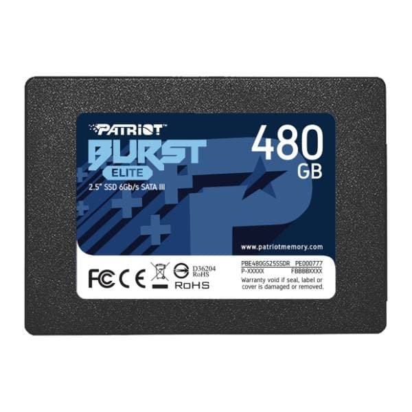 PATRIOT SSD 480GB PBE480GS25SSDR 0