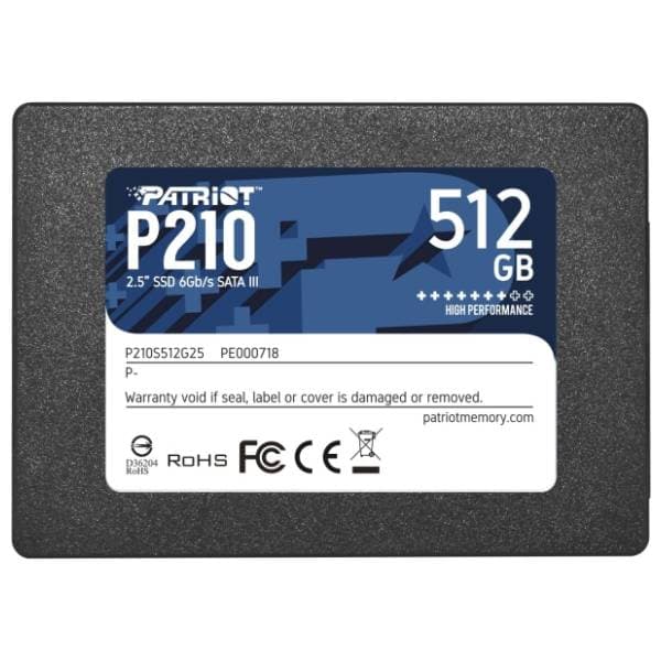 PATRIOT SSD 512GB P210S512G25 0