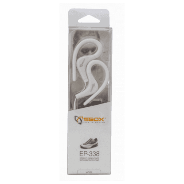 S BOX slušalice EP-338W Sport bele 1