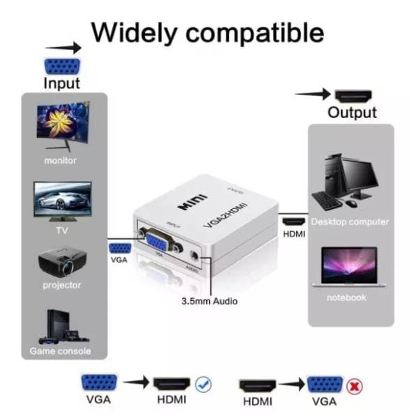 Konverter VGA na HDMI (ž/ž) 3