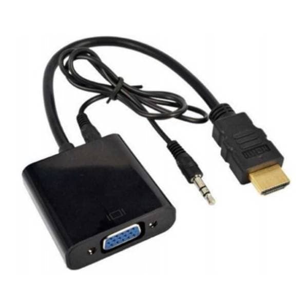 E-GREEN konverter HDMI (m) na VGA (ž) + 3.5mm (m) 0
