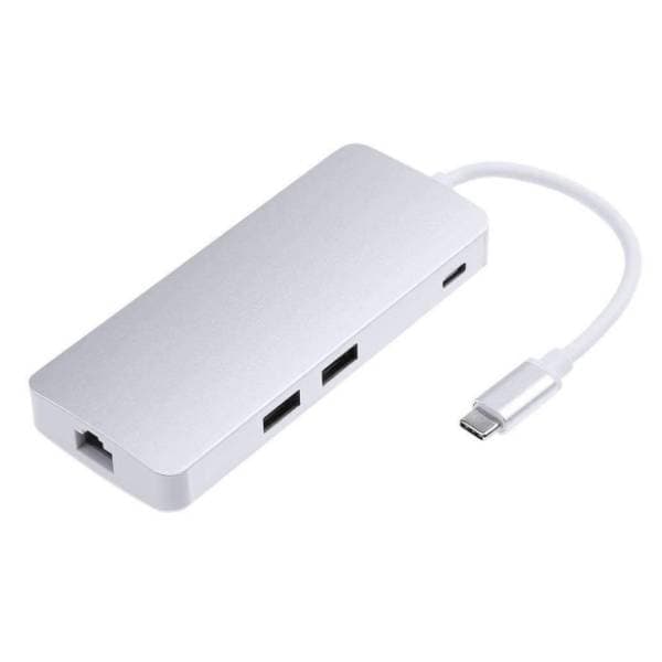 FAST ASIA konverter USB (m) na VGA/HDMI/SD/Micro SD/RJ-45/2xUSB 3.0/USB-C/SD/MicroSD (ž) 1