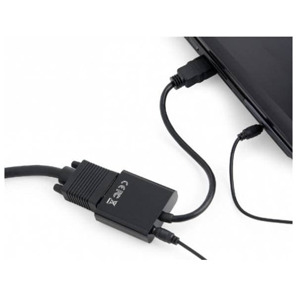 GEMBIRD konverter HDMI (m) na VGA (ž) + 3.5mm 1