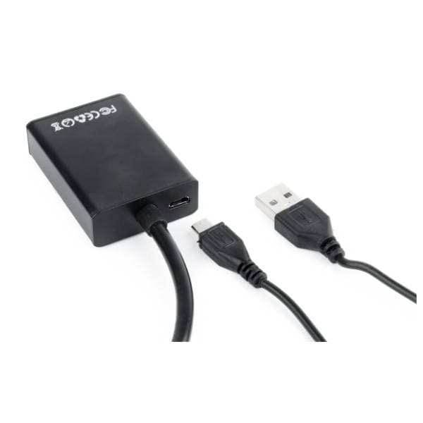 GEMBIRD konverter VGA (m) na HDMI (ž) + 3.5mm 2