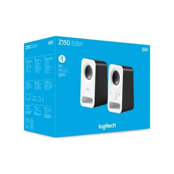 LOGITECH zvučnici za kompjuter Z150 2.0 beli 4