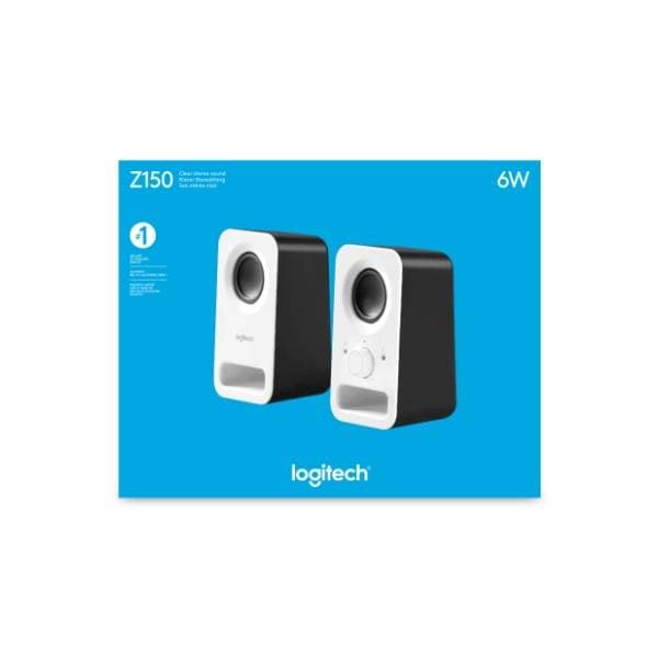 LOGITECH zvučnici za kompjuter Z150 2.0 beli 5
