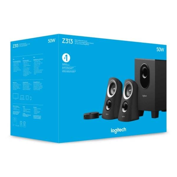 LOGITECH zvučnici za kompjuter Z313 2.1 8
