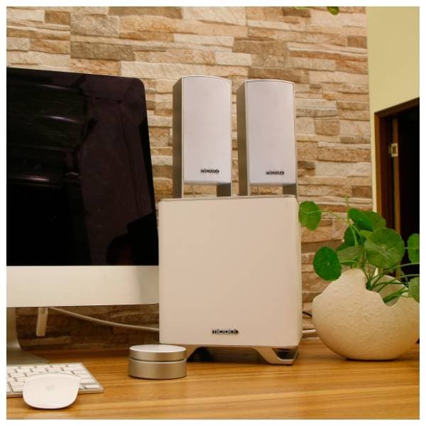 MICROLAB zvučnici za kompjuter M-600BT 2.1 beli 8