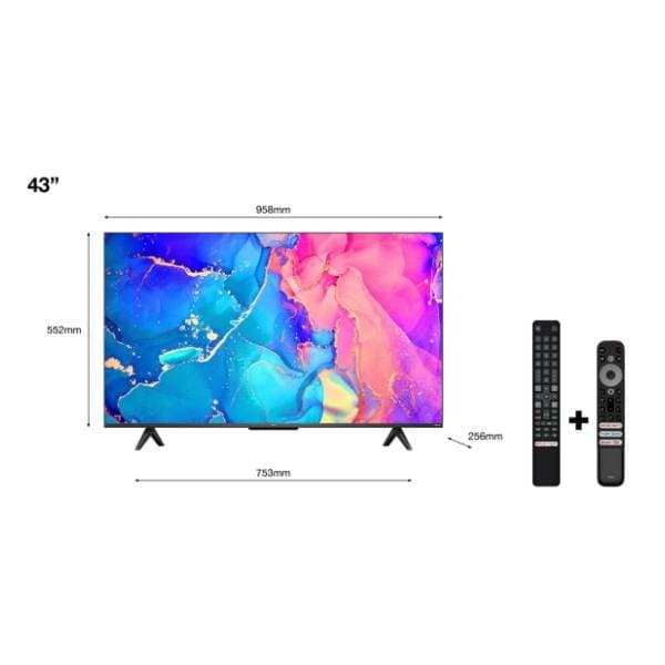 TCL QLED televizor 43C635 3