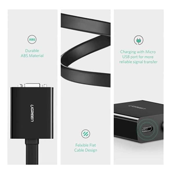 UGREEN konverter DVI-D (m) na VGA (ž) 2