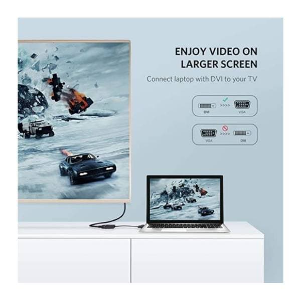 UGREEN konverter DVI-D (m) na VGA (ž) 3