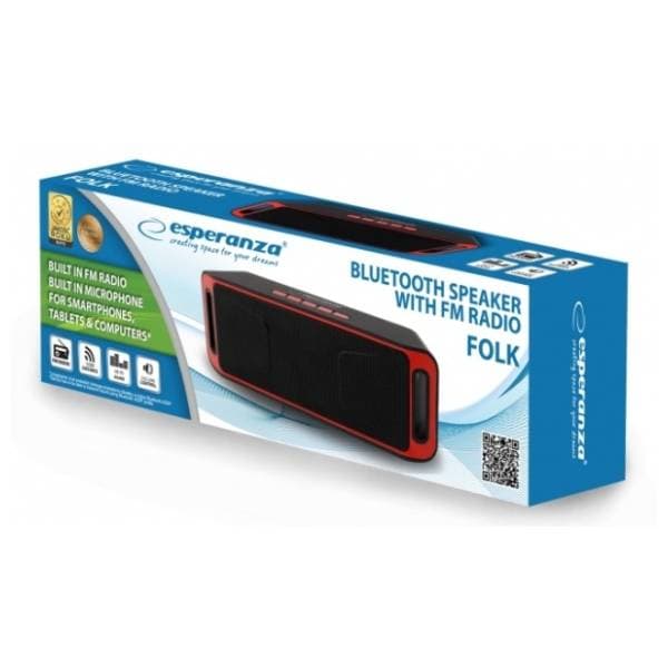 ESPERANZA bluetooth zvučnik EP126KR crveni 2