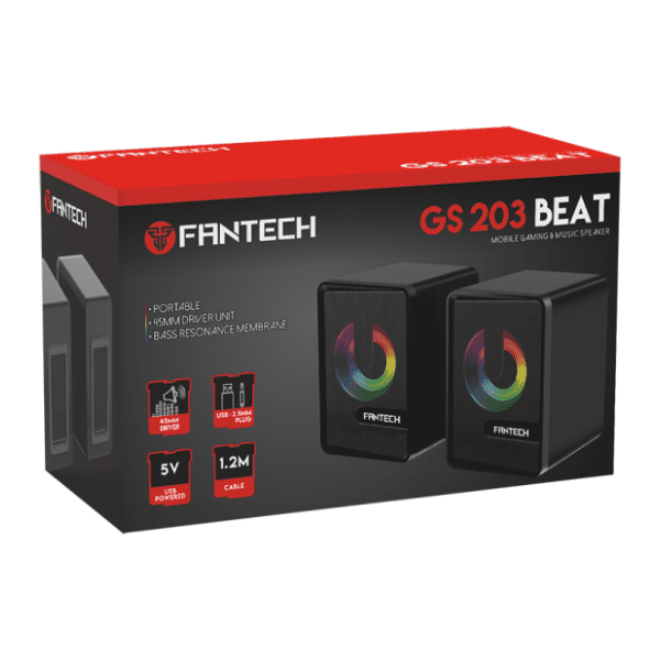FANTECH zvučnici za kompjuter GS203 Beat crni 4