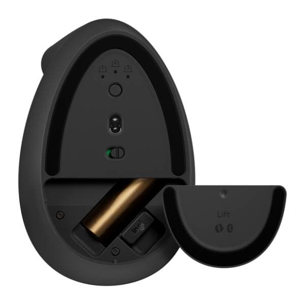 LOGITECH vertikalni bežični miš Lift za levoruke grafitni 4