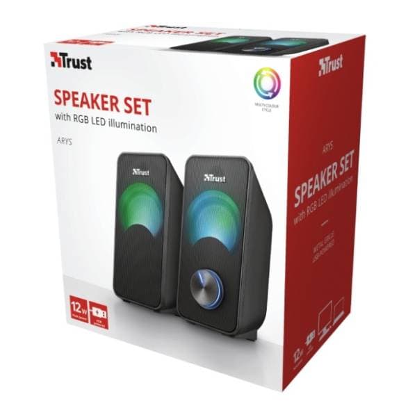 TRUST zvučnici za kompjuter Arys RGB 5