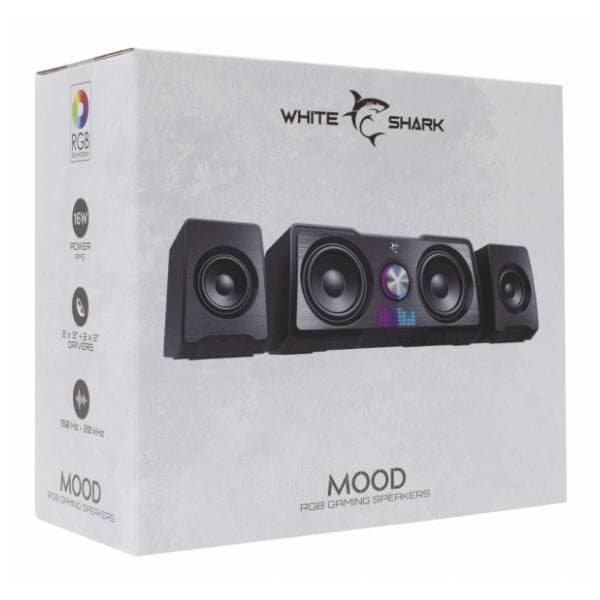 WHITE SHARK zvučnici za kompjuter GSP 968 Mood crni 3