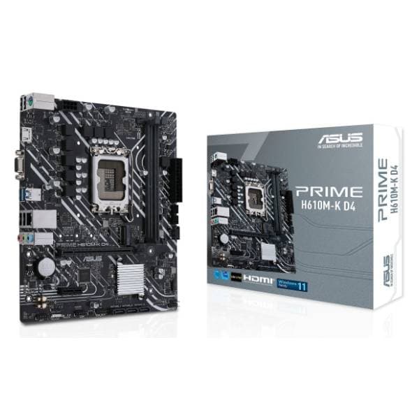 ASUS PRIME H610M-K D4 matična ploča 0