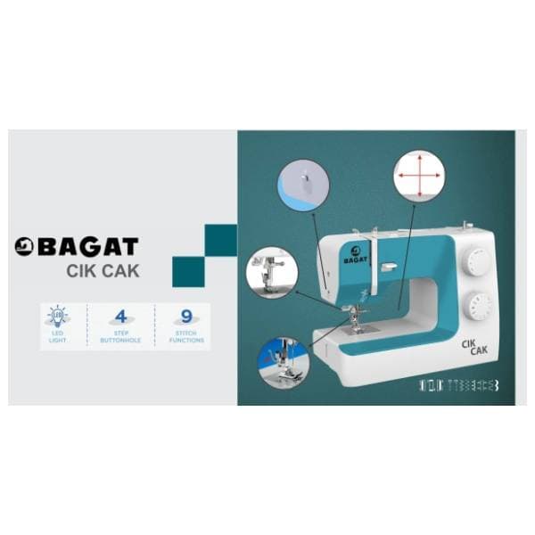 BAGAT mašina za šivenje Cik Cak 5