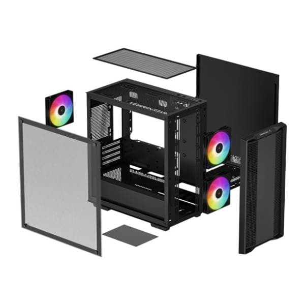 DeepCool kućište CC360 ARGB crno 9