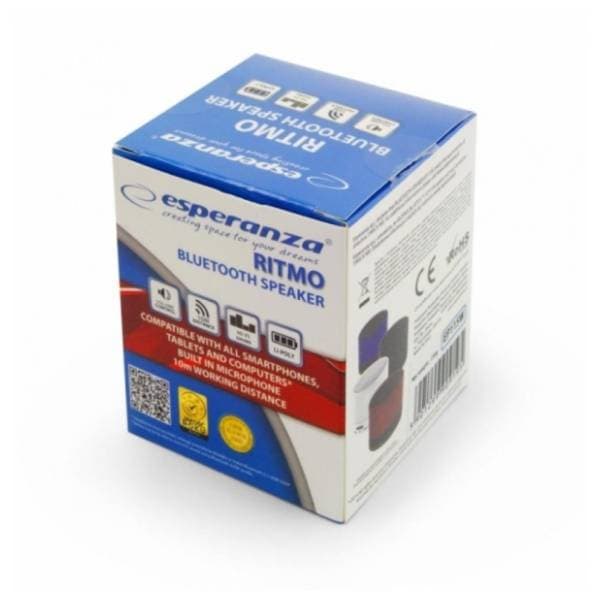 ESPERANZA bluetooth zvučnik EP115 crveni 1