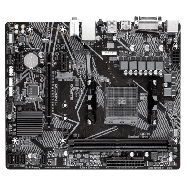 GIGABYTE A520M H (rev. 1.x) matična ploča 2