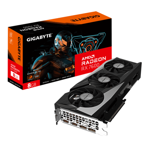 GIGABYTE AMD Radeon RX 7600 GAMING OC 8GB GDDR6 128-bit grafička kartica 0