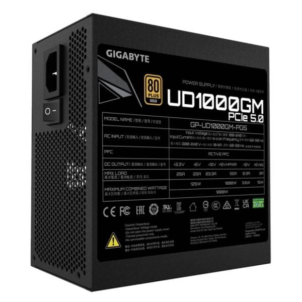 GIGABYTE napajanje UD1000GM PG5 rev. 2.0 1000W 4